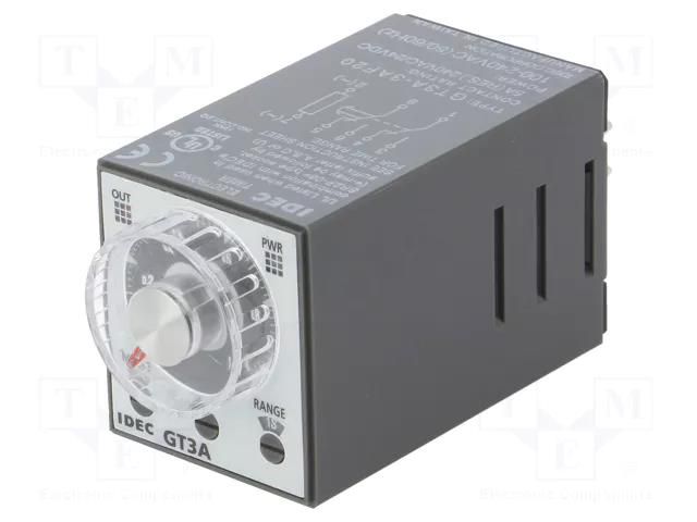 Timer; 0,1s÷180h; DPDT; 250VAC/5A,30VDC/5A; Usup: 100÷240VAC IDEC GT3A-3AF20