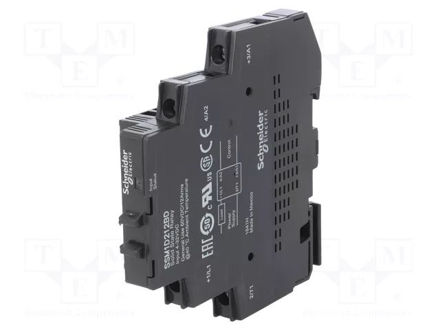 Relay: solid state; Ucntrl: 4÷32VDC; 12A; 1÷60VDC; Variant: 1-phase SCHNEIDER ELECTRIC SSM1D212BD