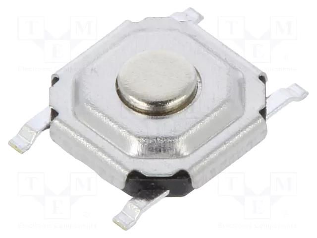 Microswitch TACT; Pos: 2; 0.05A/12VDC; SMT; none; 5.2x5.2mm; 1.5mm JIANFU TVCM16015BPB