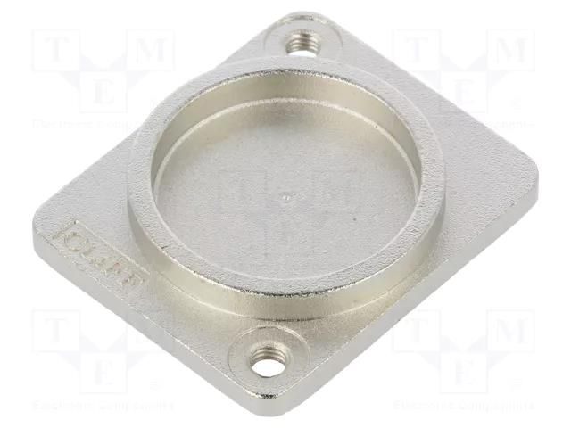 Protection cap; silver; metal; XLR standard; Holes pitch: 19x24mm CLIFF CP30300M3