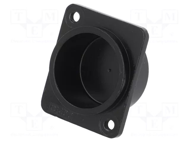 Protection cap; black; metal; XLR standard; Holes pitch: 19x24mm CLIFF CP30400M3B