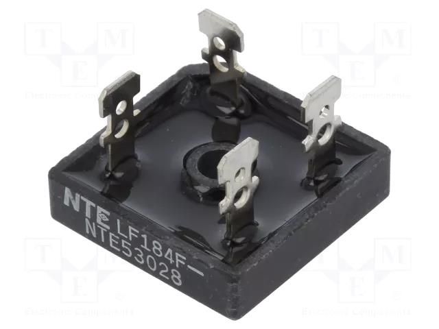 Bridge rectifier: single-phase; Urmax: 1kV; If: 35A; Ifsm: 400A NTE Electronics NTE53028
