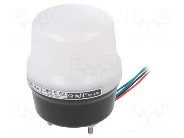 Signaller: lighting; continuous light; QMCL; 24VDC; IP65; Ø69x94mm QLIGHT QMCL60-24