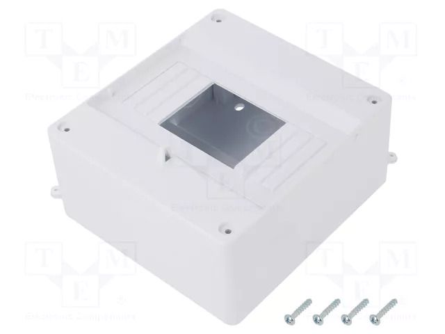 Enclosure: for modular components; IP20; white; No.of mod: 6; MINI ELEKTRO-PLAST NASIELSK EPN-2306-10
