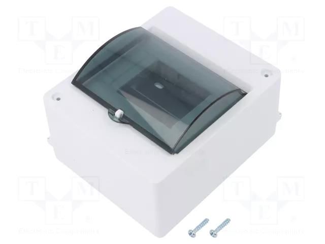 Enclosure: for modular components; IP20; white; No.of mod: 5; MINI ELEKTRO-PLAST NASIELSK EPN-2305-11