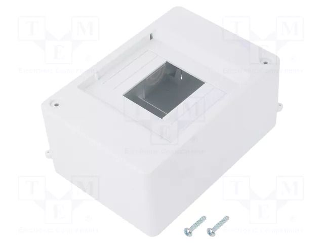 Enclosure: for modular components; IP20; white; No.of mod: 4; MINI ELEKTRO-PLAST NASIELSK EPN-2304-00