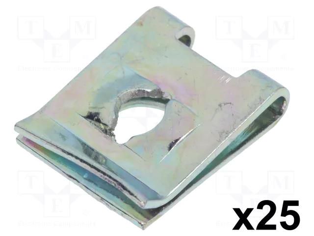 Speed nut; 25pcs; Alfa Romeo,Fiat,Lancia; OEM: 14368974 ROMIX RX-16031