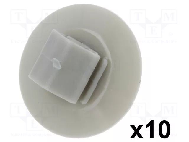 Moulding clip; 10pcs; Iveco,Opel,Renault; polyamide; natural ROMIX RX-71187