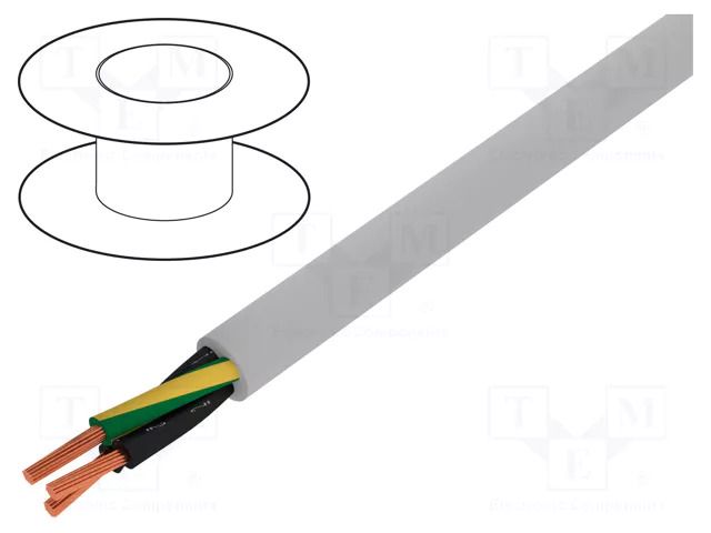 Wire; Pro-Met; 3G0.5mm2; unshielded; 300V,500V; 100m; Cu; stranded ALPHA WIRE 470035YY-GE033