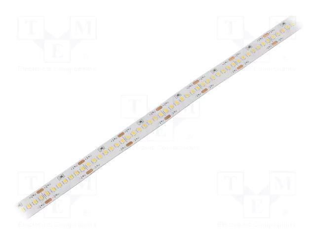 LED tape; white cold; 2216; LED/m: 280; 10mm; white PCB; IP20; 16W/m WISVA OPTOELECTRONICS HH-50KZI-2216GWNB