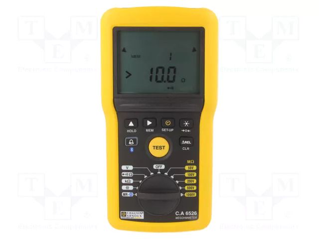 Meter: insulation resistance; LCD; (4000); VAC: 300mV÷400V,700V CHAUVIN ARNOUX CA-6526