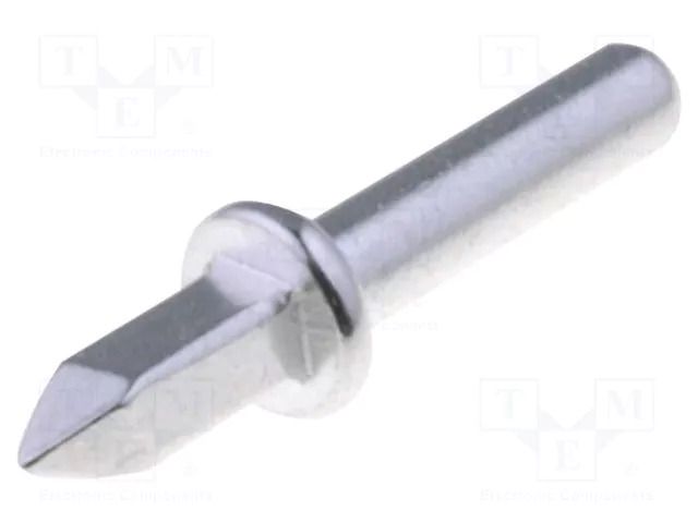 Tip: solder pin; THT; silver plated; brass; Ø: 1.3mm VOGT 1365.61