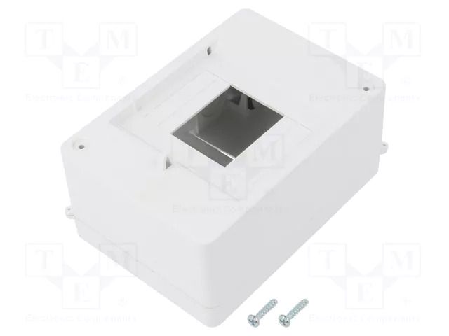 Enclosure: for modular components; IP20; white; No.of mod: 4; MINI ELEKTRO-PLAST NASIELSK EPN-2304-10