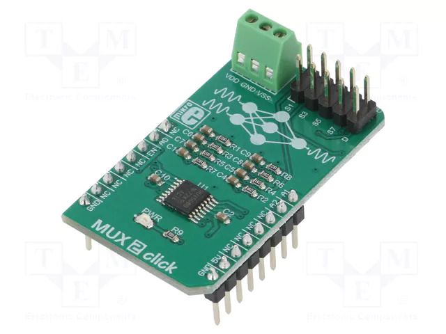Click board; prototype board; Comp: MUX508; analog multiplexer MIKROE MIKROE-3245