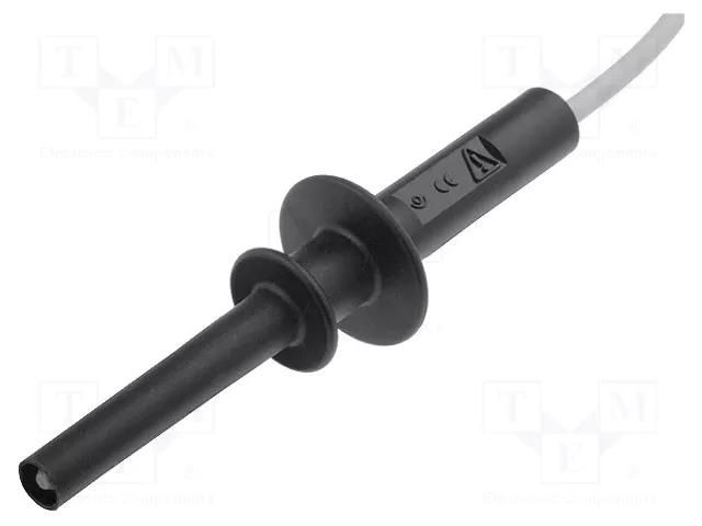 Test lead; 10A; banana plug 4mm,both sides; insulated; Len: 1m ELECTRO-PJP PJP5600-HT-100N