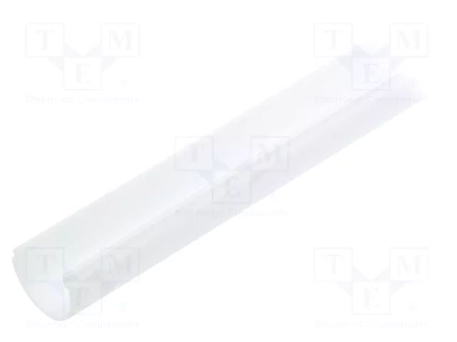 Cover for LED profiles; white; 2m; Kind of shutter: D9; push-in TOPMET TOP-V3500038