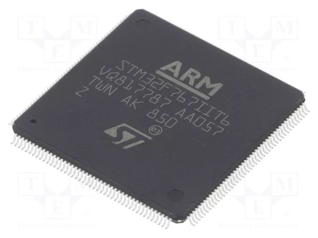 IC: STM32 ARM microcontroller; 216MHz; LQFP176; 1.7÷3.6VDC STMicroelectronics STM32F767IIT6