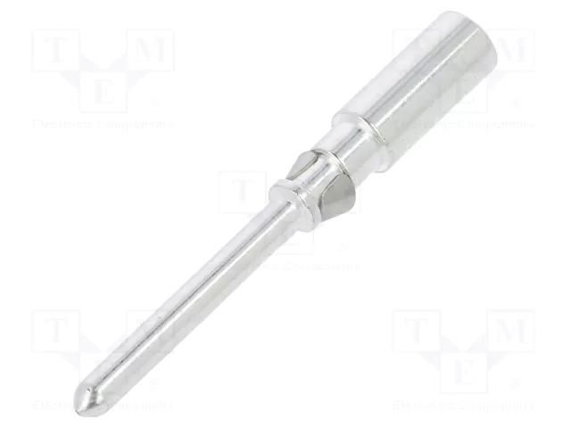 Contact; male; 1.6mm; silver plated; 2.5mm2; crimped; 10A TE Connectivity T2020001025-000