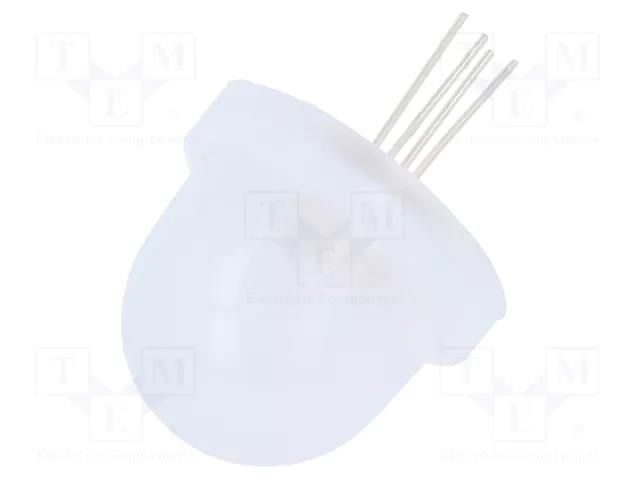 LED; red/green/yellow; 16mm; 120°; Front: convex; No.of term: 3 POLAM-ELTA CQL-710/WK