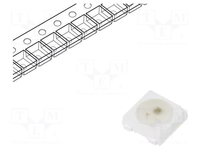 Programmable LED; RGB; SMD; 5050,PLCC4; 3.8÷5.5VDC; 5.4x5x1.57mm LITEON LTST-E563CEGBW