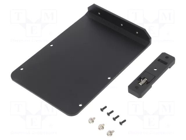 Accessories: DIN rail mounting bracket; metal; black AAEON RE-CHDRLKT20UPS