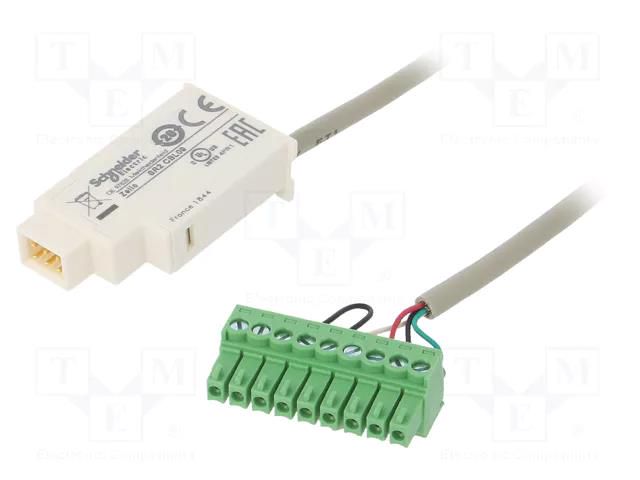 Connect cable; Zelio Logic; -10÷55°C; Compact,Modular; 2.5m SCHNEIDER ELECTRIC SR2CBL09