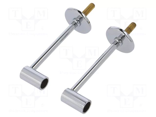 Holder; chromium plated; 100mm; brass,steel; PEN8 TOPMET TOP-86330003