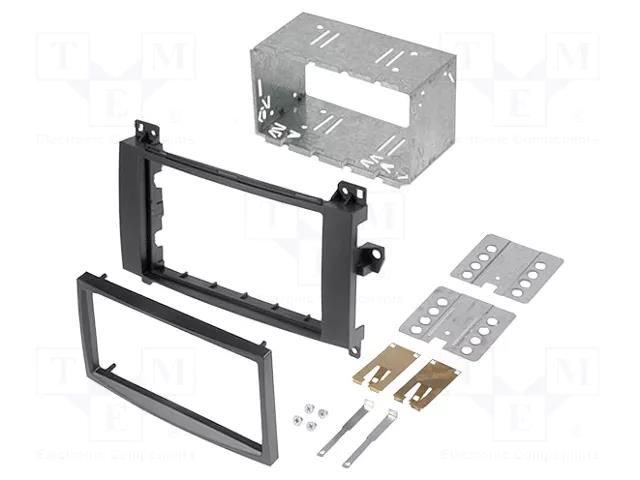 Radio frame; Mercedes; 2 DIN; black ACV RAM-40.180.3
