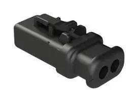 STRAIN RELIEF, 2POS, THERMOPLASTIC, BLK ATP06-2S-SR01BK.