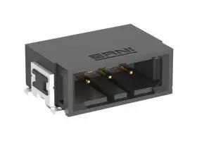CONN, R/A PLUG, 3POS, 1ROW, 2.54MM, SMT 284052-E