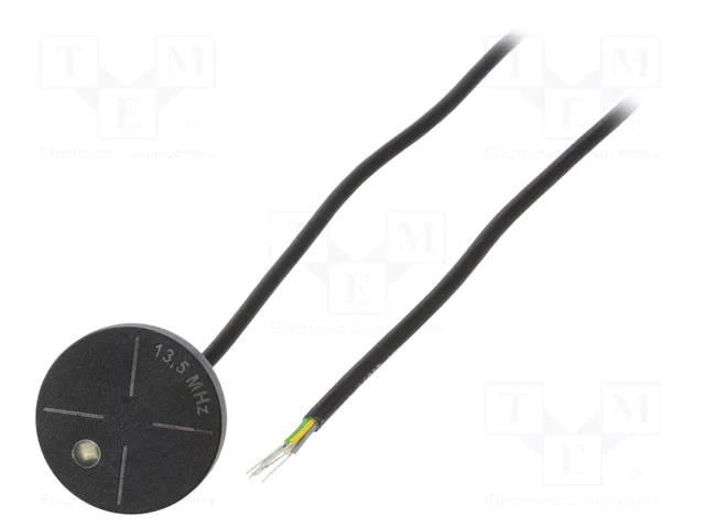 RFID reader; 12V; FeliCa,iClass; RS232; LED status indicator DREXIA RS-H0-05-M12