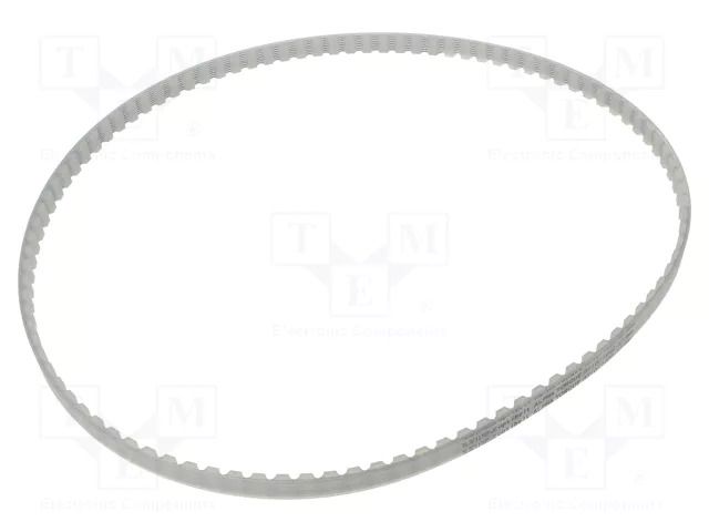 Timing belt; AT10; W: 12mm; H: 5mm; Lw: 1000mm; Tooth height: 2.5mm OPTIBELT AT10-1000-12-77ZA