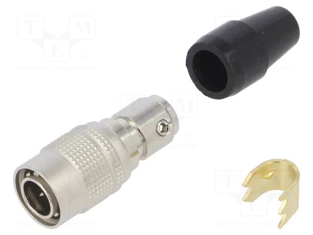 Connector: circular; push-pull; plug; PIN: 4; 2A; HR10; soldering HIROSE HR10A-7P-4P-73