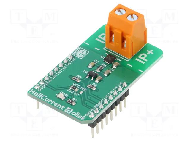 Click board; prototype board; Comp: ACS70331; ammeter MIKROE MIKROE-3308