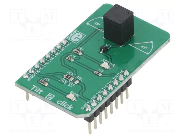Click board; prototype board; Comp: RB-441-45; tilt sensor MIKROE MIKROE-3343