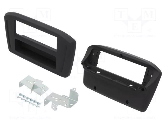 Radio frame; Hyundai; 1 DIN; matt black PER.PIC. RAM-40.524