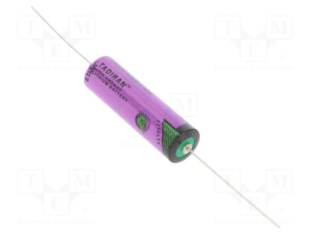 Battery: lithium (LTC); 14505; 3.6V; 2400mAh; non-rechargeable TADIRAN SL-360/P