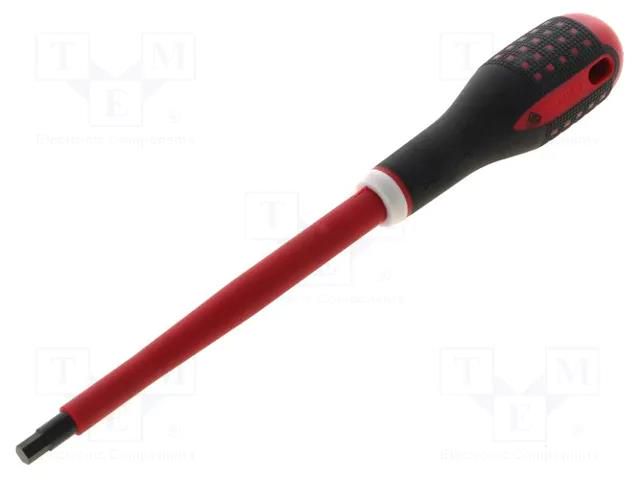 Screwdriver; insulated; hex key; HEX 6mm; Blade length: 100mm BAHCO SA.BE8706S