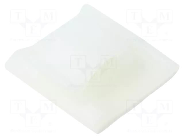 Self-adhesive cable holder; ØBundle : 9.6mm; polyamide; natural PANDUIT ACC38-A-M