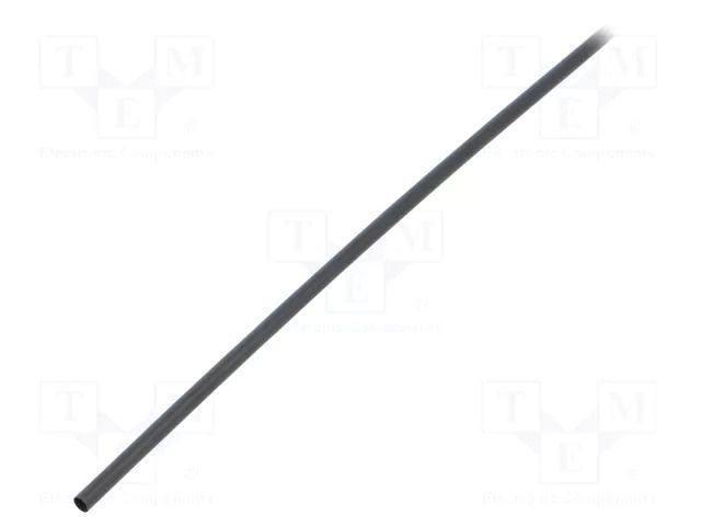 Heat shrink sleeve; glueless; 3: 1; 3mm; L: 1.2m; black; polyolefine TE Connectivity RNF-3000-3/1-0-STK
