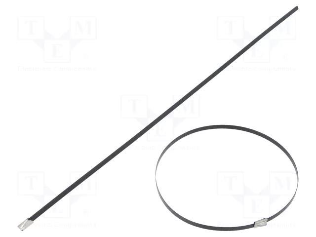 Cable tie; L: 362mm; W: 4.6mm; acid resistant steel AISI 316; 445N PANDUIT MLTFC4S-CP316
