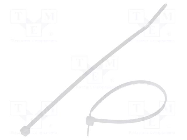Cable tie; L: 142mm; W: 2.5mm; natural; polyamide; 80N; Ømax: 32mm PANDUIT PLT1.5M-M