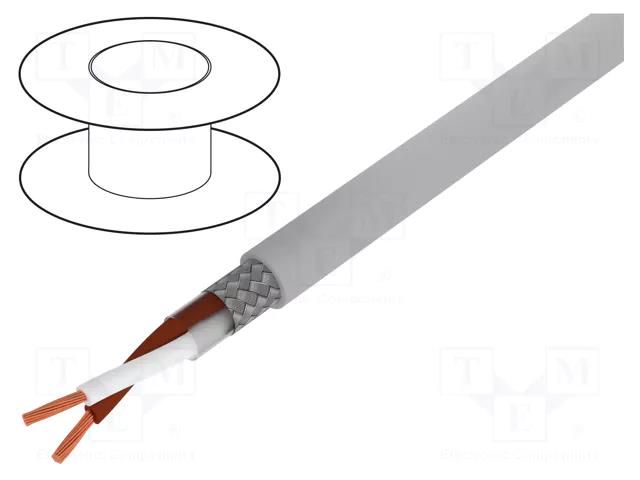 Wire; Li2YCY-TP; 1x2x0.34mm2; shielded,tinned copper braid; PVC LAPP LI2YCY-TP1X2X0.34