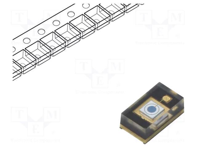 Photodiode; 1208; SMD; 905nm; 400÷1000nm; 5nA Laser Components SAH500M2