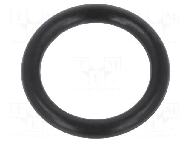O-ring gasket; NBR caoutchouc; Thk: 1.5mm; Øint: 8mm; black ORING USZCZELNIENIA TECHNICZNE O-8X1.5-70-NBR