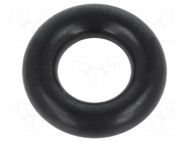O-ring gasket; NBR caoutchouc; Thk: 3.5mm; Øint: 7mm; black ORING USZCZELNIENIA TECHNICZNE O-7X3.5-70-NBR