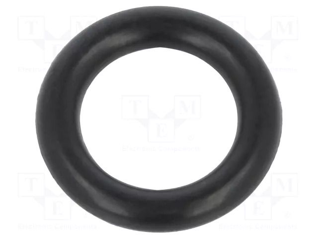 O-ring gasket; NBR caoutchouc; Thk: 2mm; Øint: 7mm; black ORING USZCZELNIENIA TECHNICZNE O-7X2-70-NBR