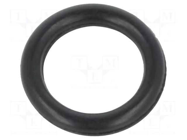 O-ring gasket; NBR caoutchouc; Thk: 1.5mm; Øint: 7mm; black ORING USZCZELNIENIA TECHNICZNE O-7X1.5-70-NBR