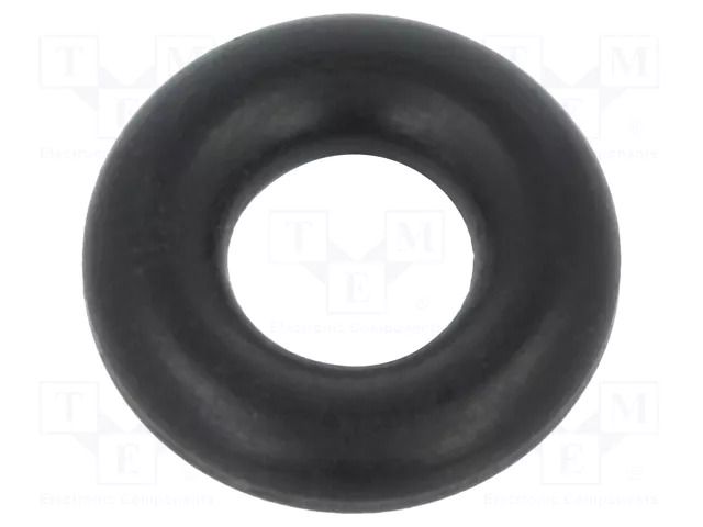 O-ring gasket; NBR caoutchouc; Thk: 3mm; Øint: 5mm; black ORING USZCZELNIENIA TECHNICZNE O-5X3-70-NBR