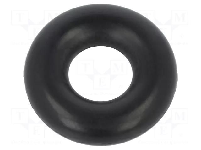 O-ring gasket; NBR caoutchouc; Thk: 3.5mm; Øint: 5mm; black ORING USZCZELNIENIA TECHNICZNE O-5X3.5-70-NBR